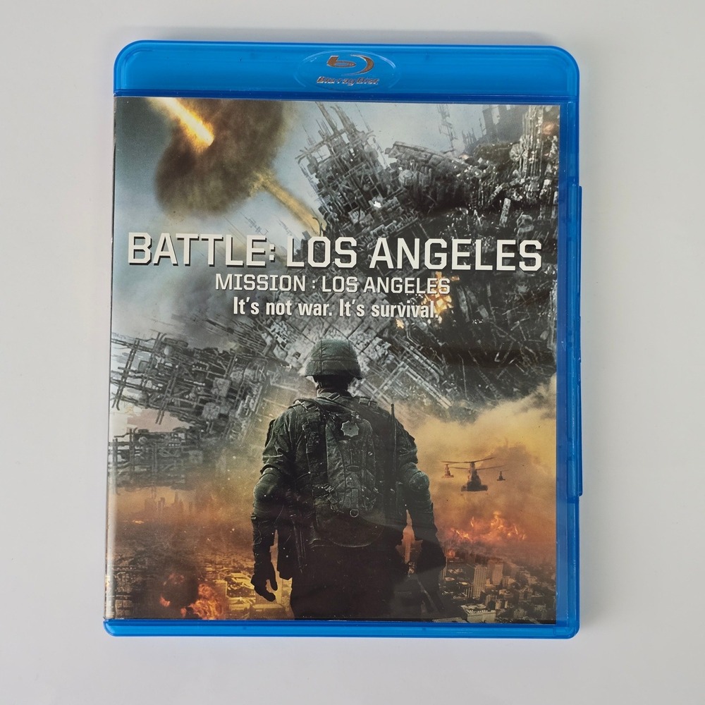 Battle Los Angeles Blu-ray Movie Sci-Fi Action Film Aaron‎ Eckhart Sony
